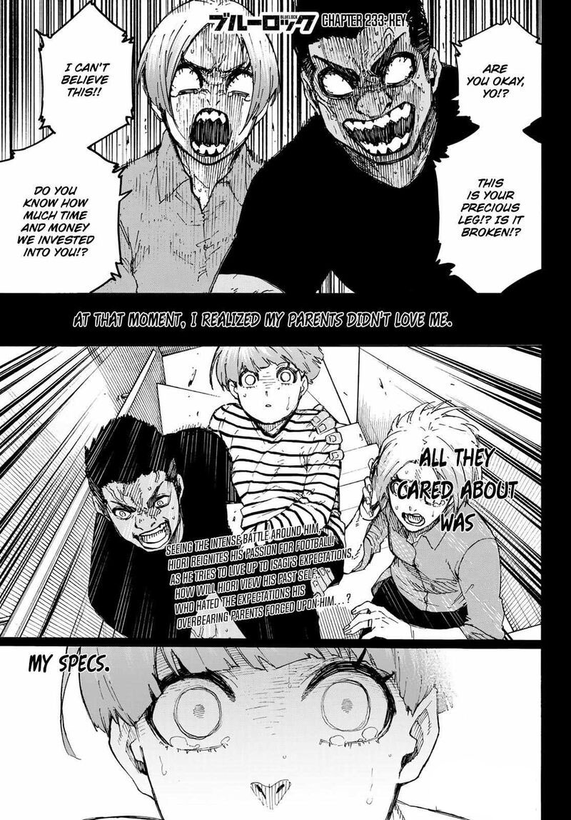 Blue Lock Manga Chapter 233