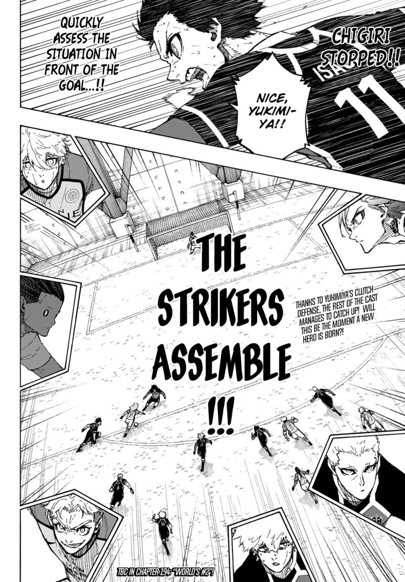 Blue Lock, Chapter 193