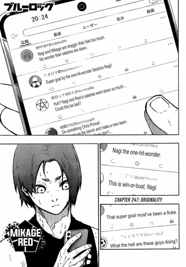 Blue Lock Manga Chapter 247