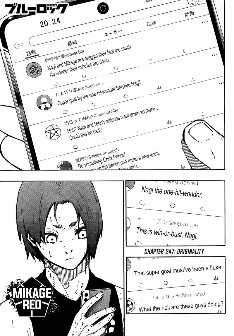 Blue Lock Manga Chapter 247