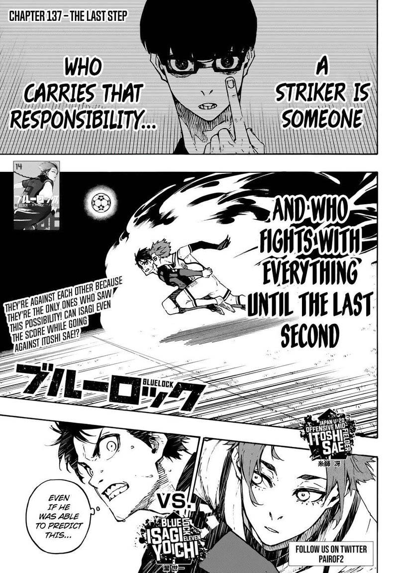 Blue Lock, Chapter 137