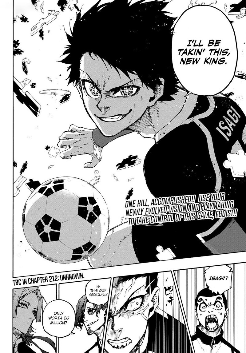 Blue Lock, Chapter 211
