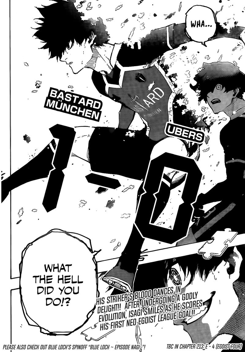 Blue Lock, Chapter 212