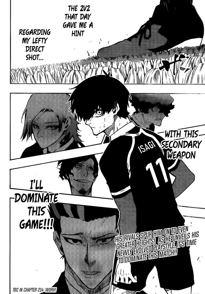 Blue Lock, Chapter 213