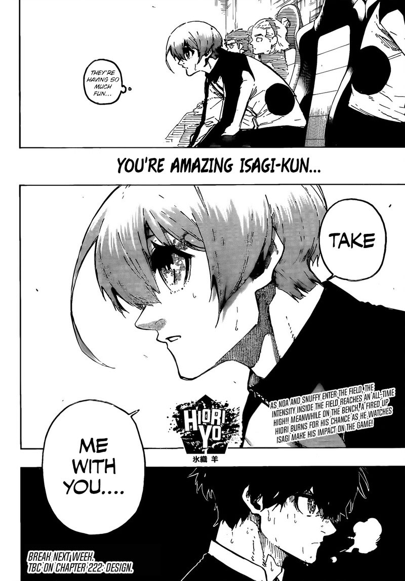 Blue Lock, Chapter 221