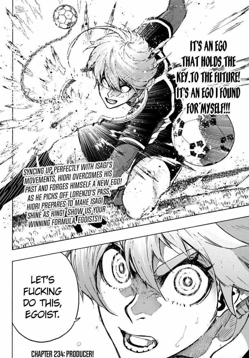 Blue Lock, Chapter 233