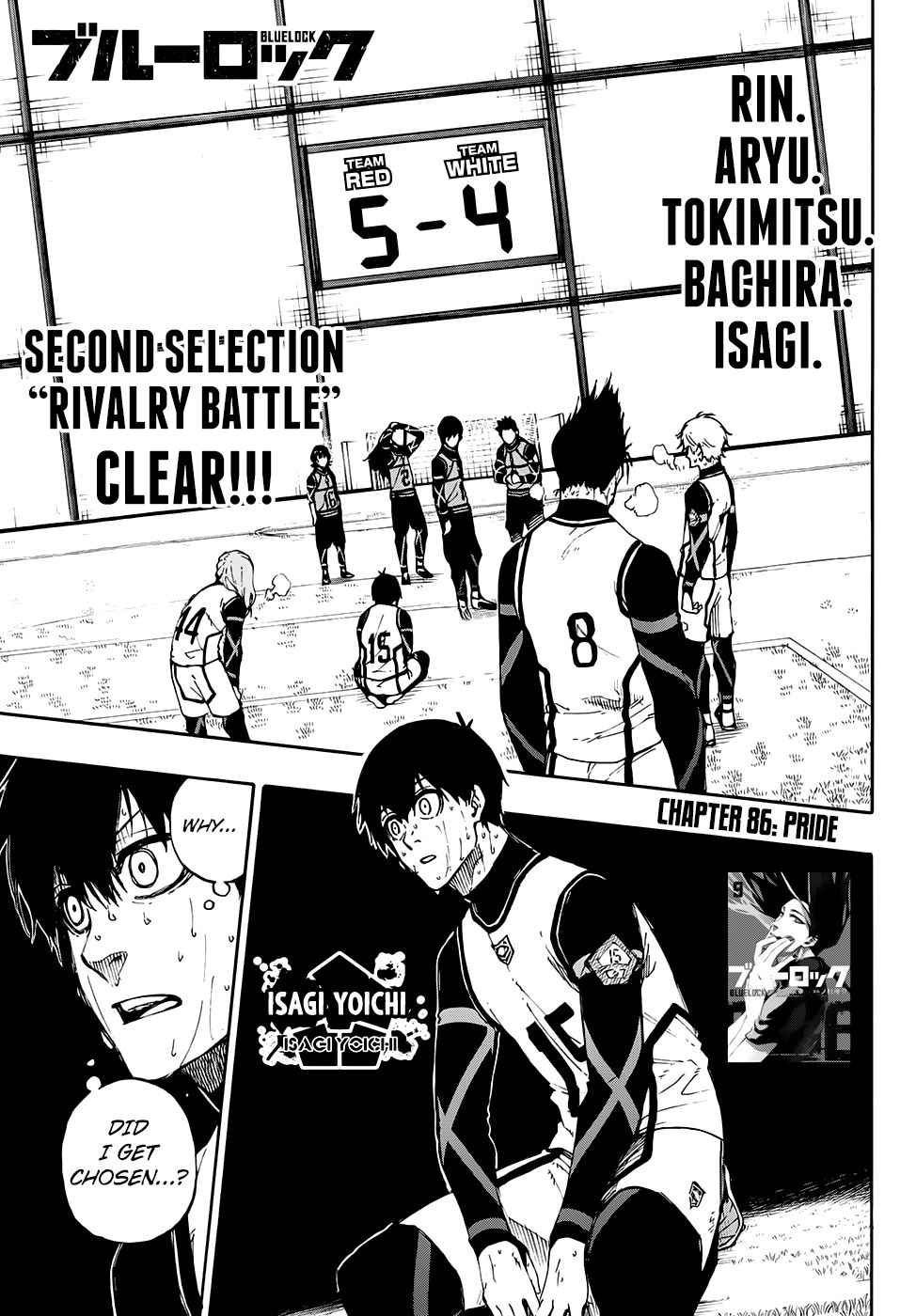 Blue Lock Manga Chapter 86