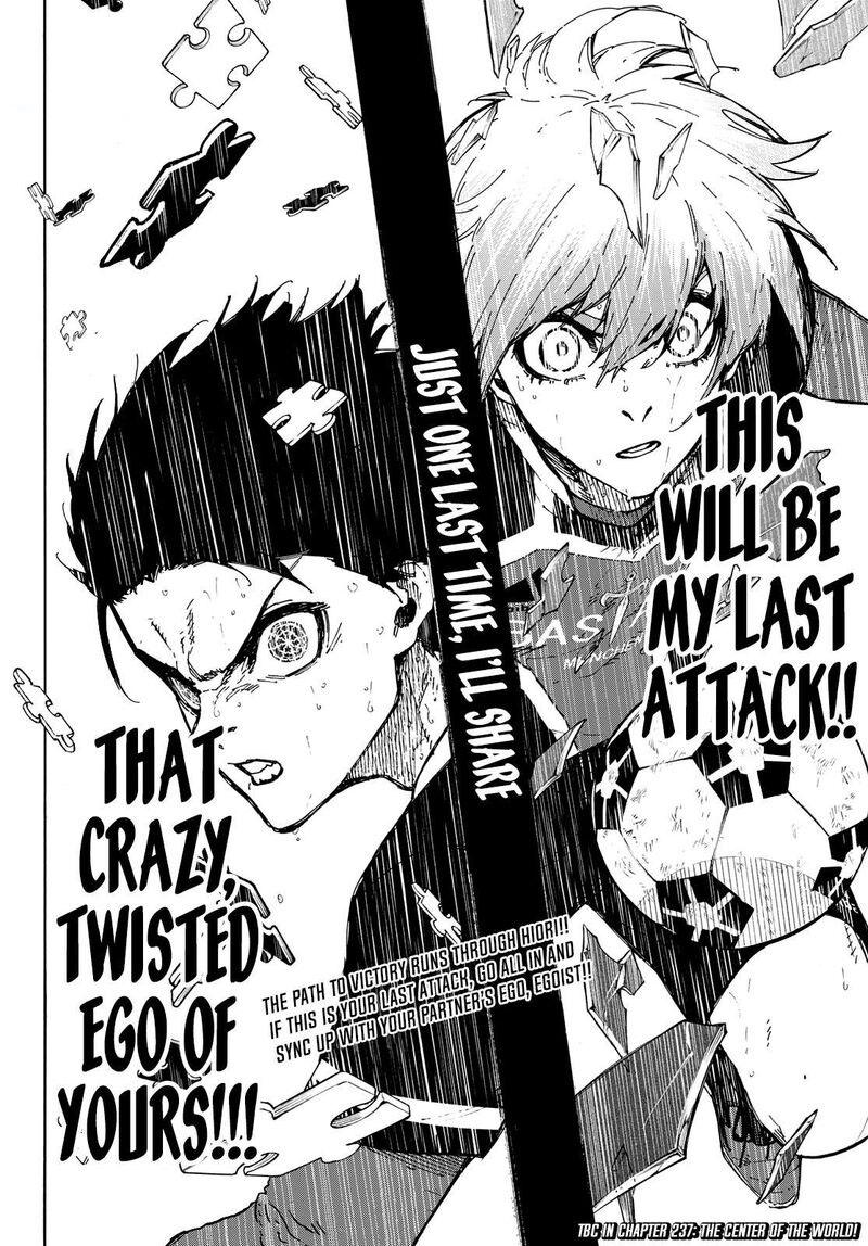 Blue Lock, Chapter 236