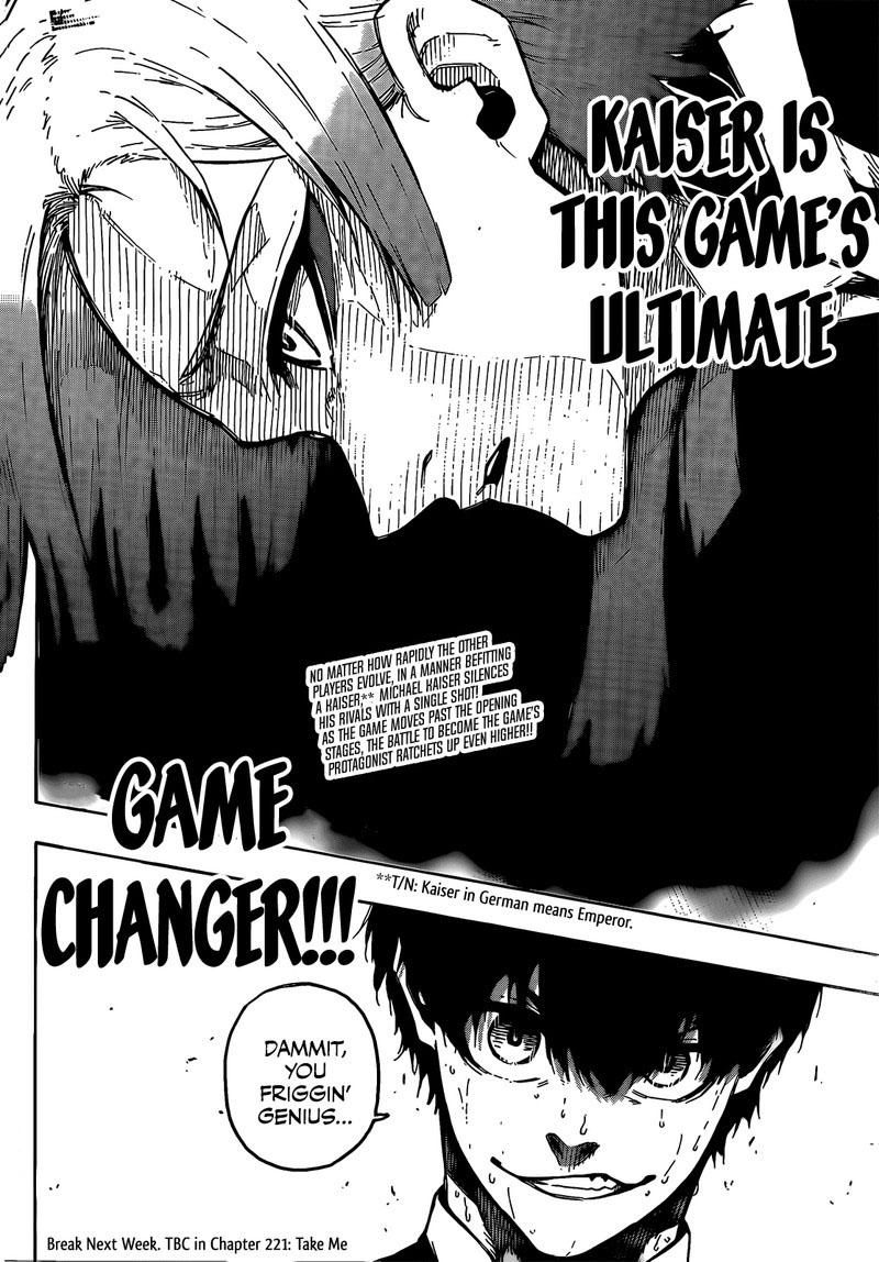 Blue Lock, Chapter 220