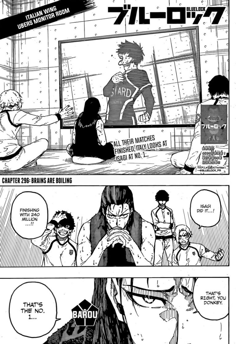Blue Lock Manga Chapter 296
