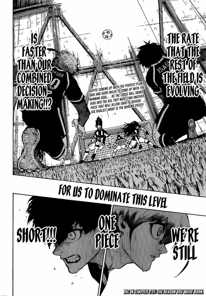 Blue Lock, Chapter 234