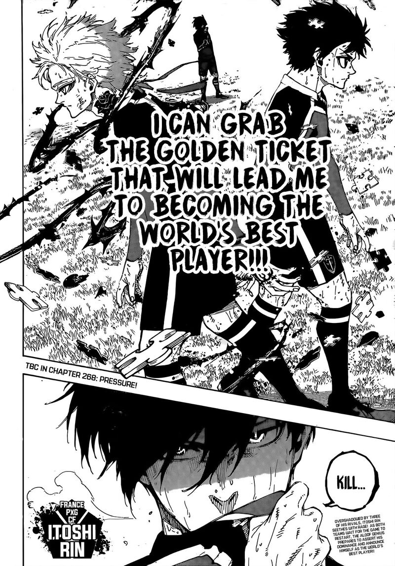 Blue Lock, Chapter 267