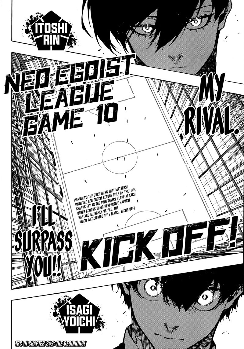 Blue Lock, Chapter 248