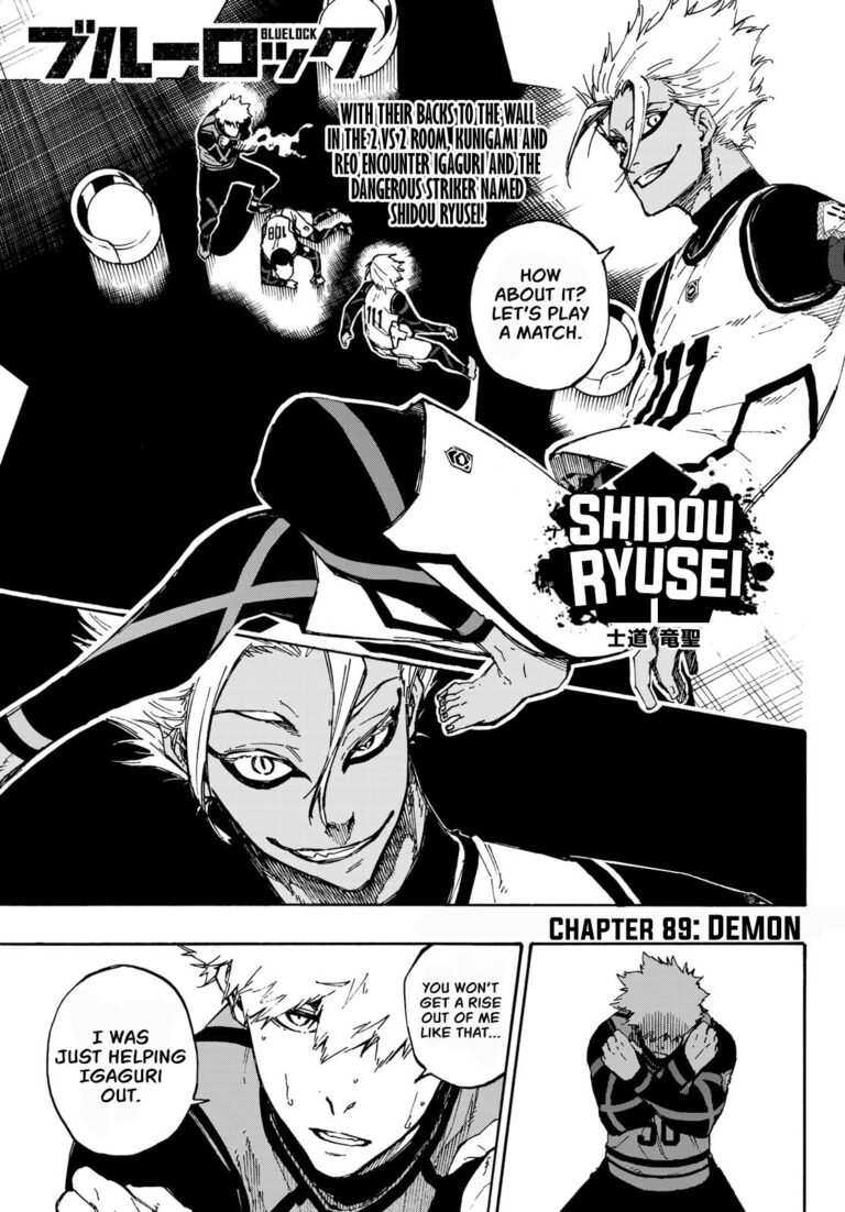 Blue Lock Manga Chapter 89