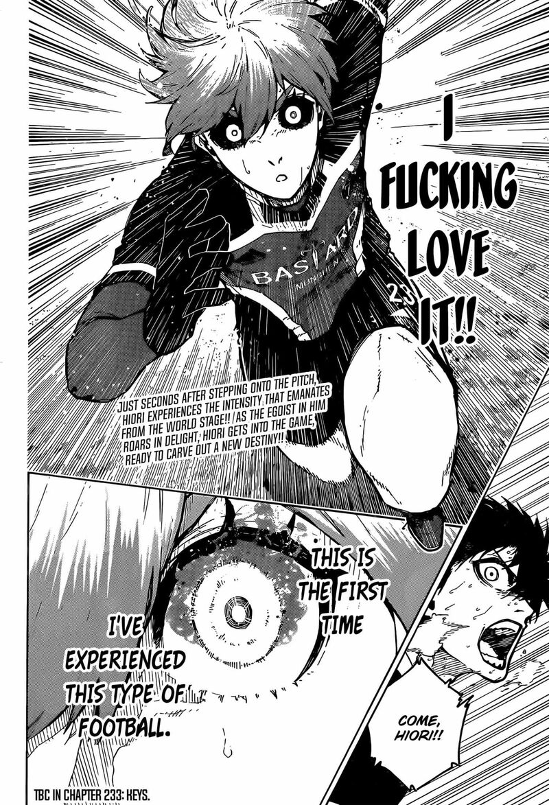 Blue Lock, Chapter 232
