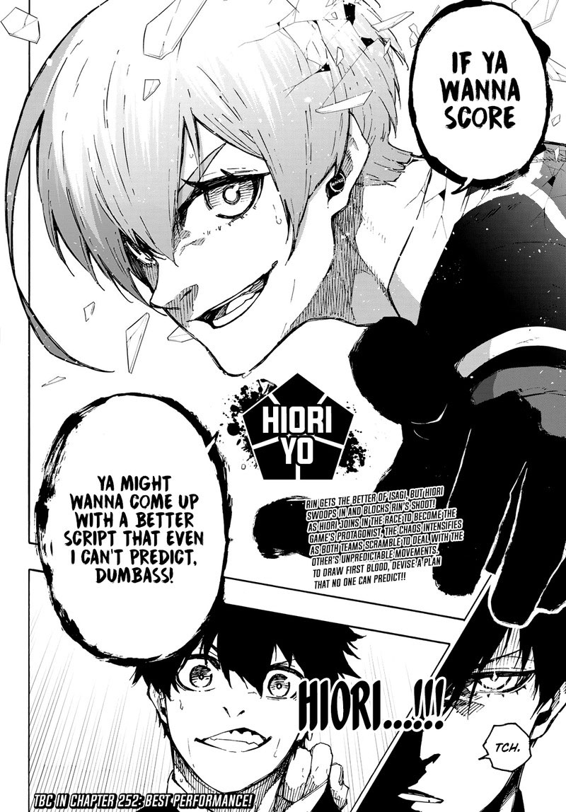 Blue Lock, Chapter 251