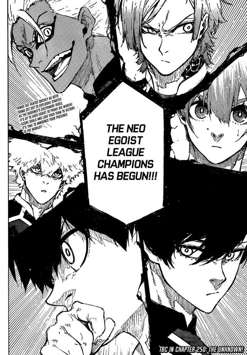 Blue Lock, Chapter 249