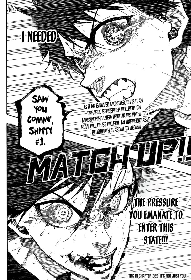 Blue Lock, Chapter 268
