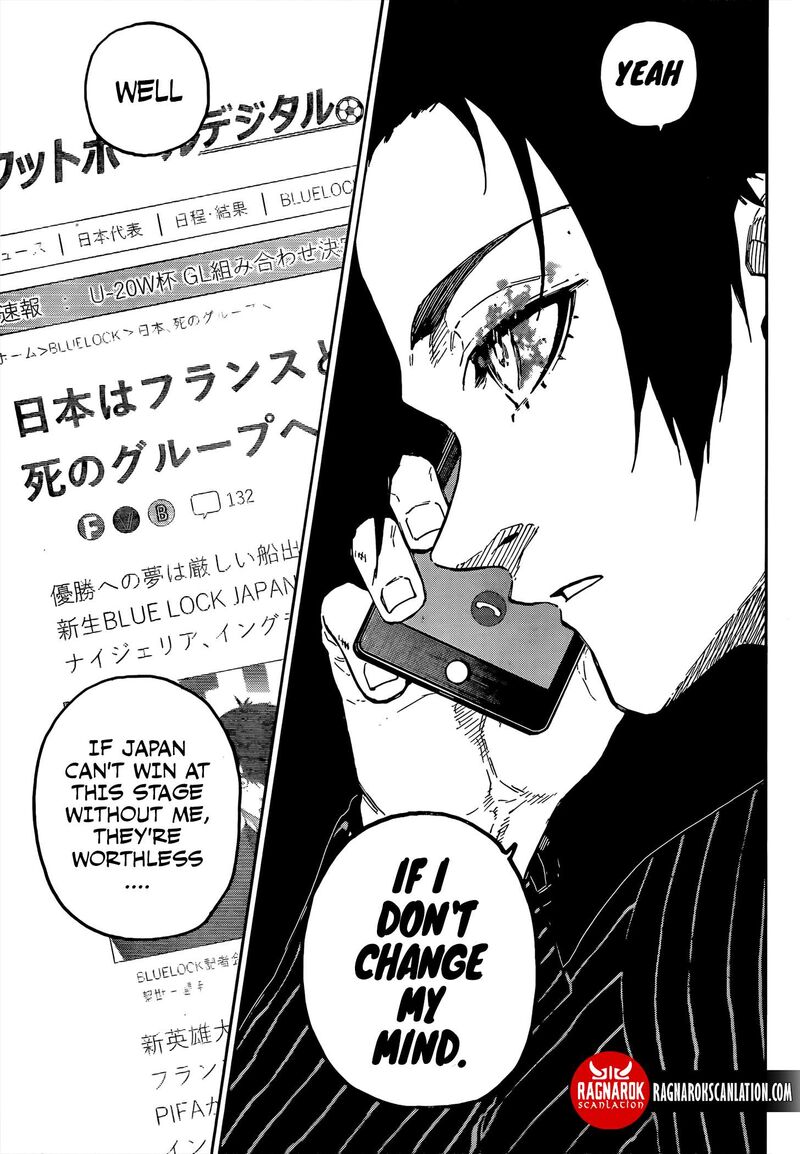 Blue Lock, Chapter 308