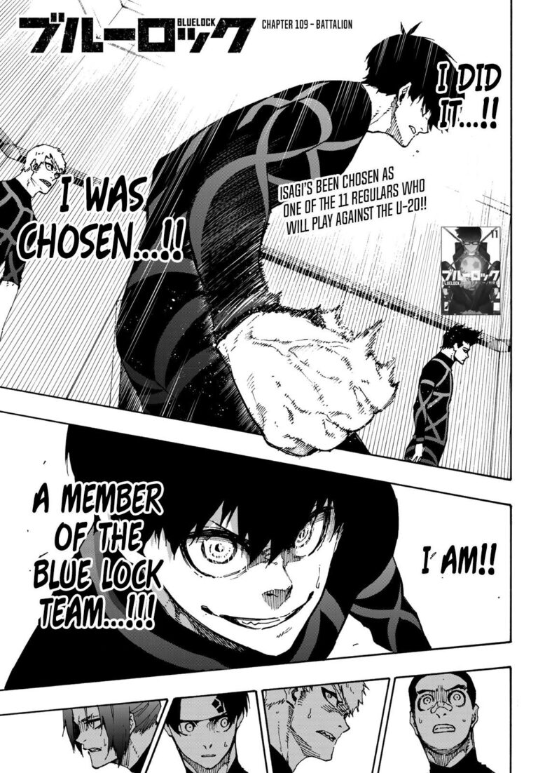 Blue Lock Manga Chapter 109