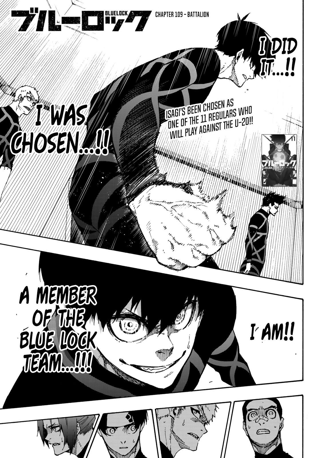 Blue Lock Manga Chapter 109