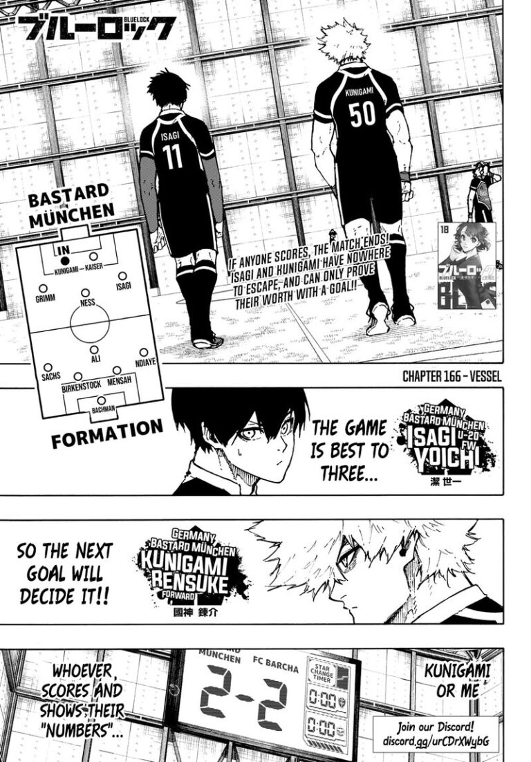 Blue Lock Manga Chapter 166