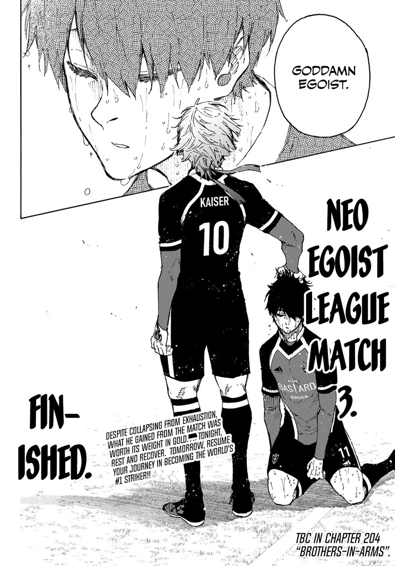 Blue Lock, Chapter 203