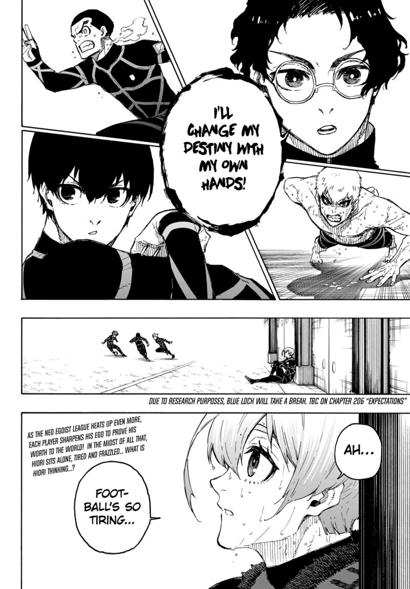 Blue Lock, Chapter 205