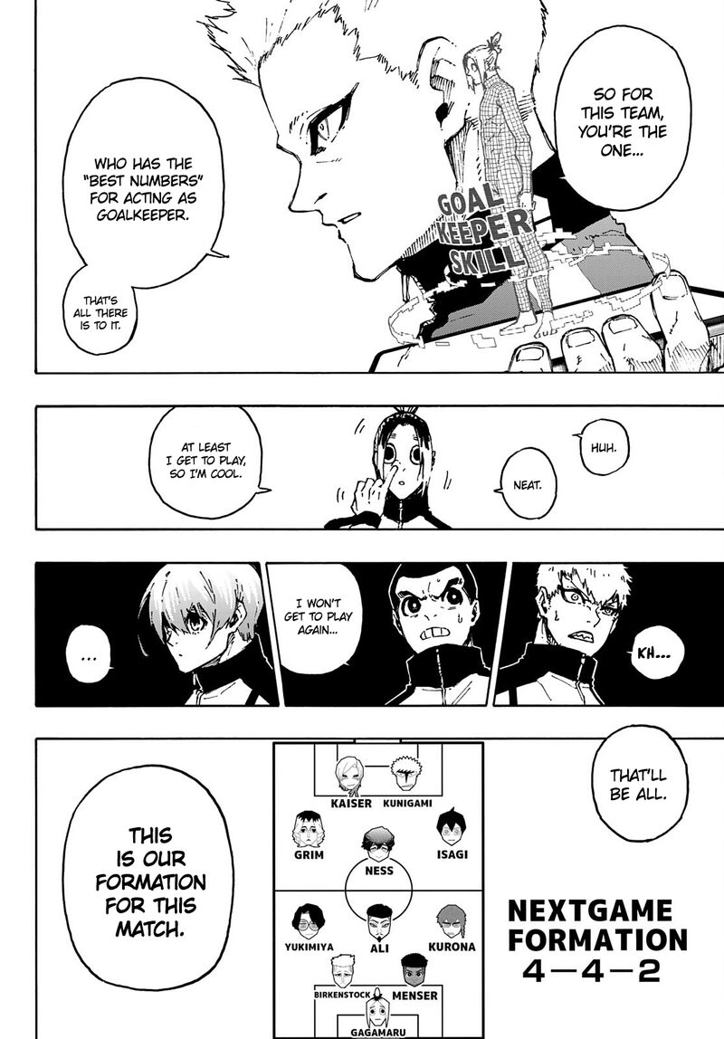 Blue Lock, Chapter 173