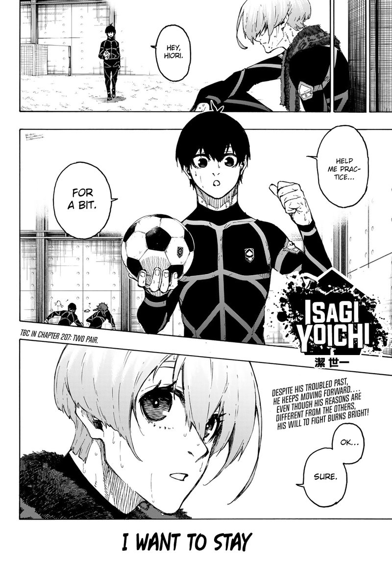 Blue Lock, Chapter 206