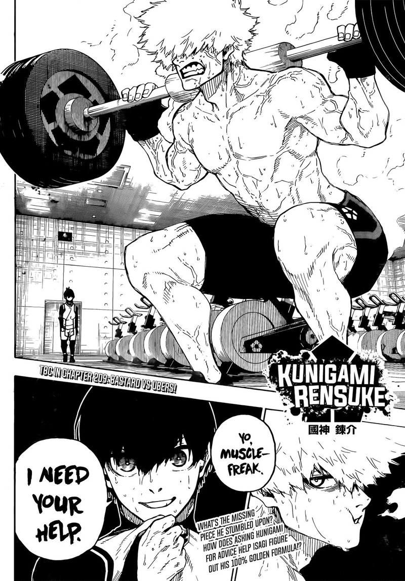 Blue Lock, Chapter 208