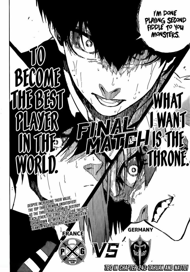 Blue Lock, Chapter 240