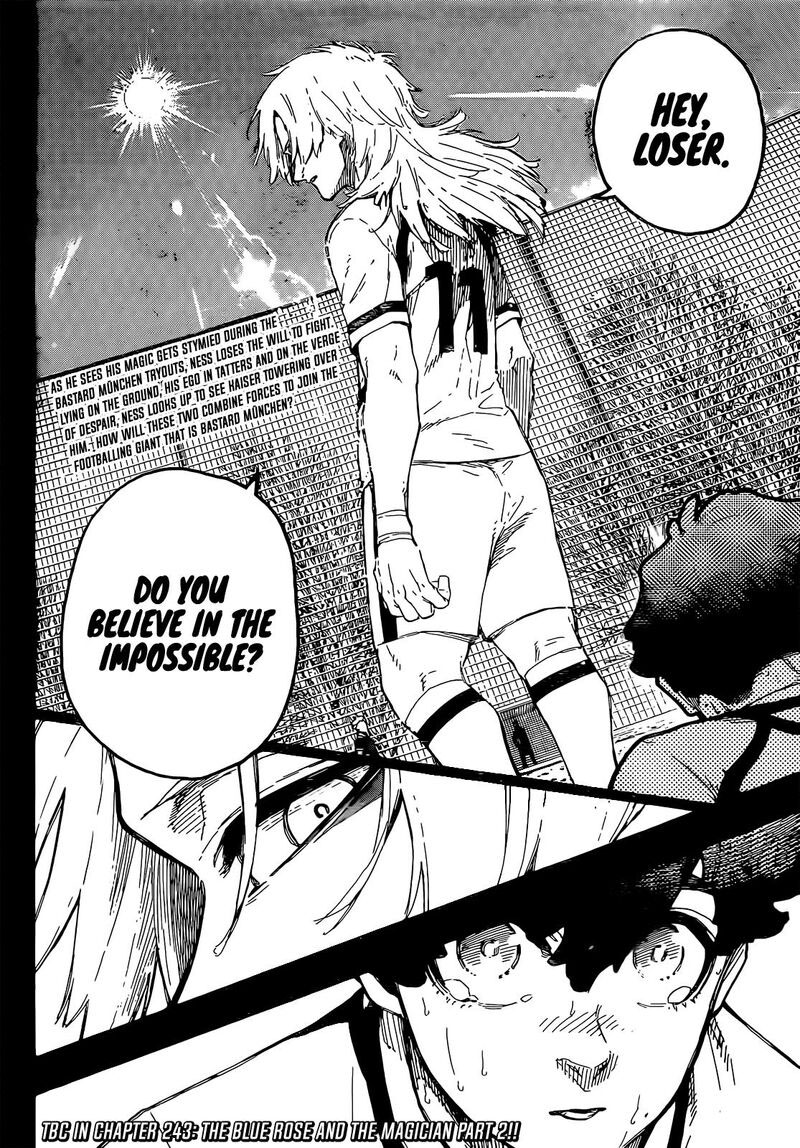 Blue Lock, Chapter 242