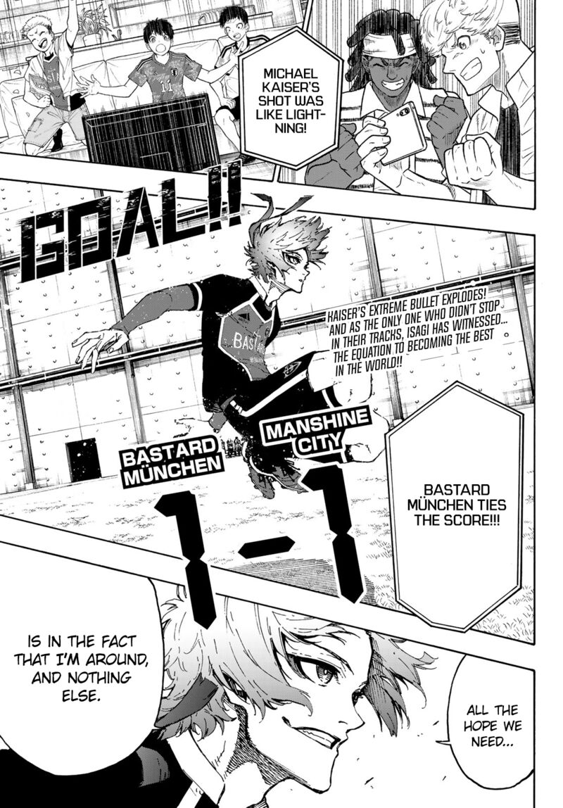 Blue Lock, Chapter 182