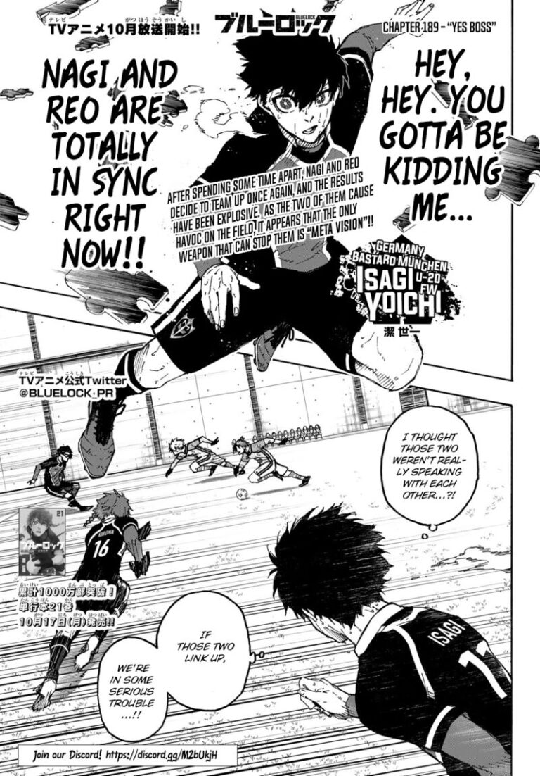 Blue Lock Manga Chapter 189