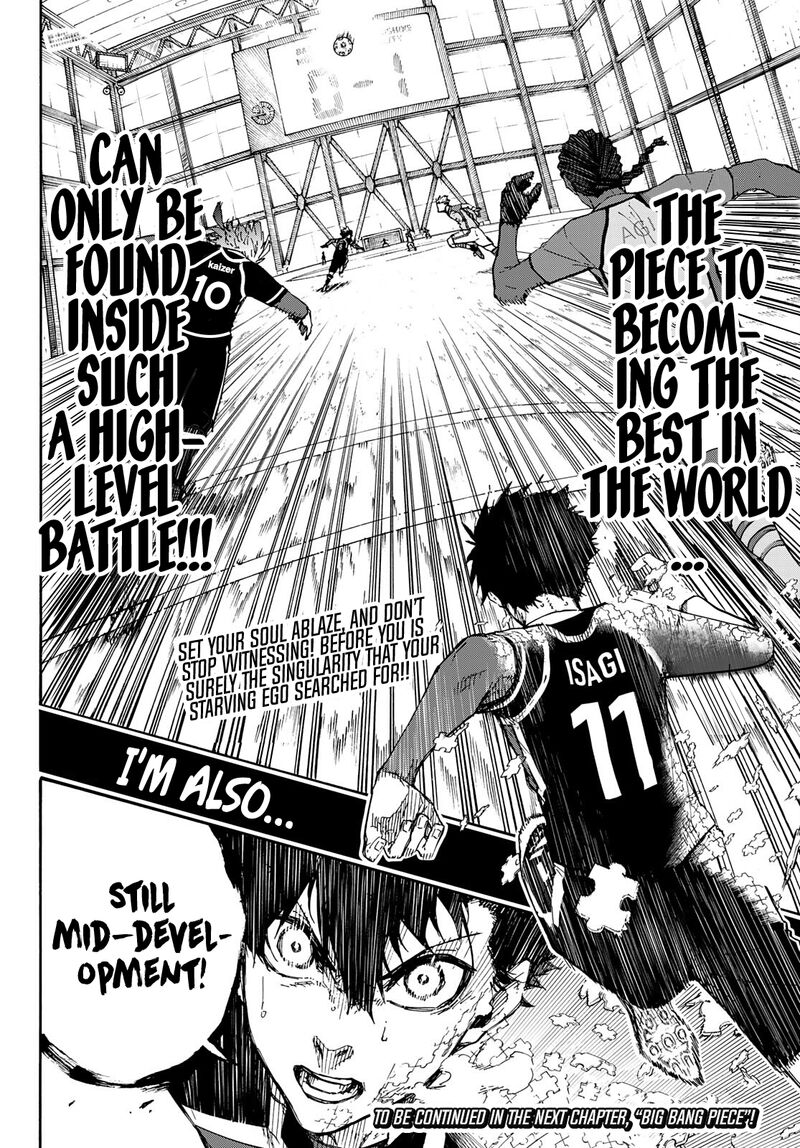 Blue Lock, Chapter 180