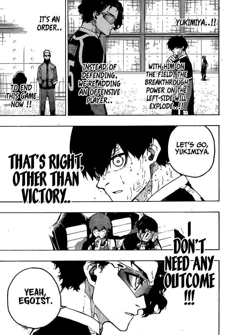 Blue Lock, Chapter 288