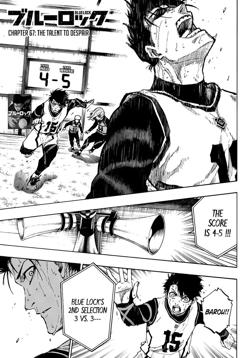Blue Lock Manga Chapter 67