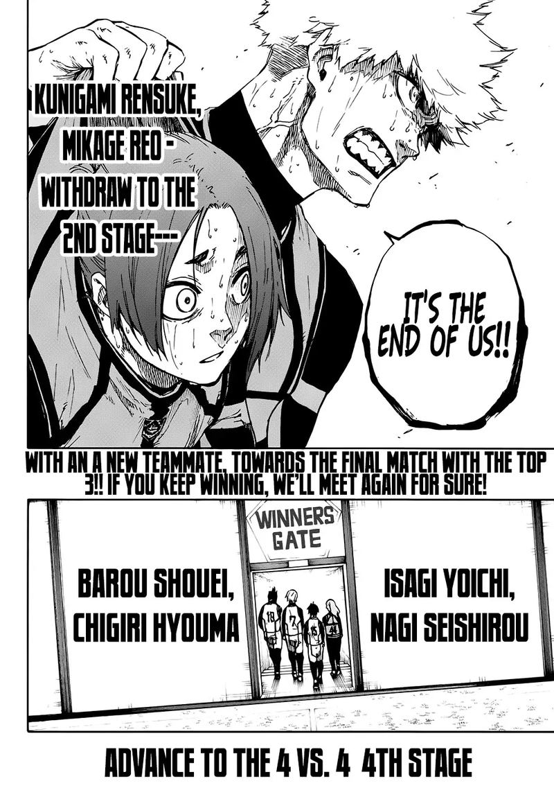 Blue Lock, Chapter 68