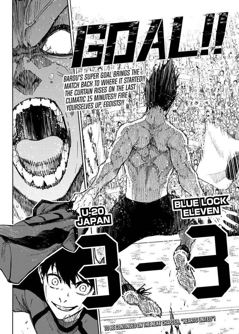 Blue Lock, Chapter 137