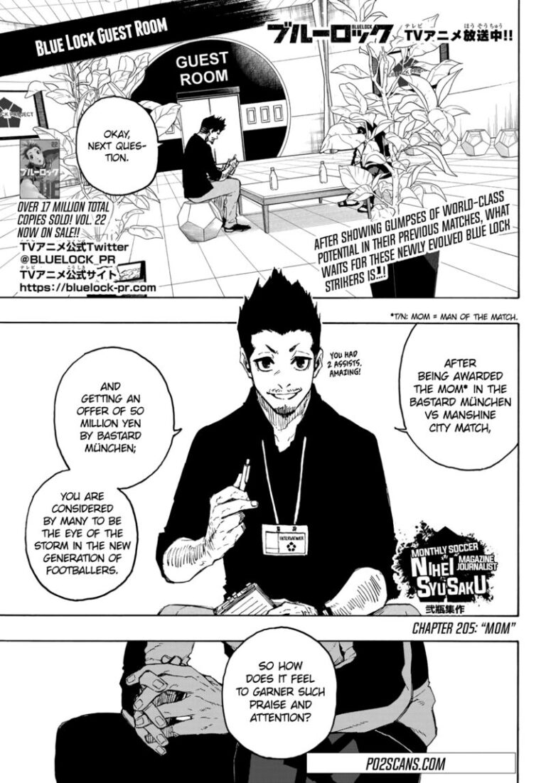 Blue Lock Manga Chapter 205