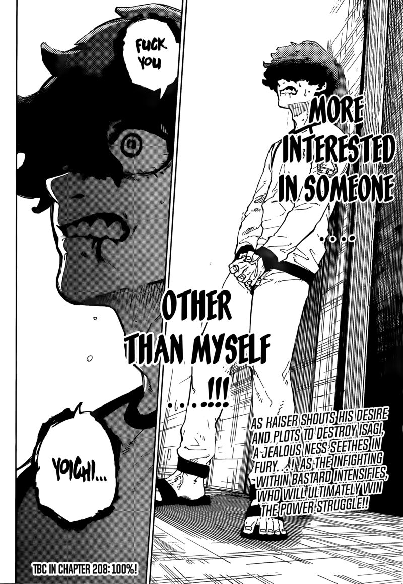 Blue Lock, Chapter 207