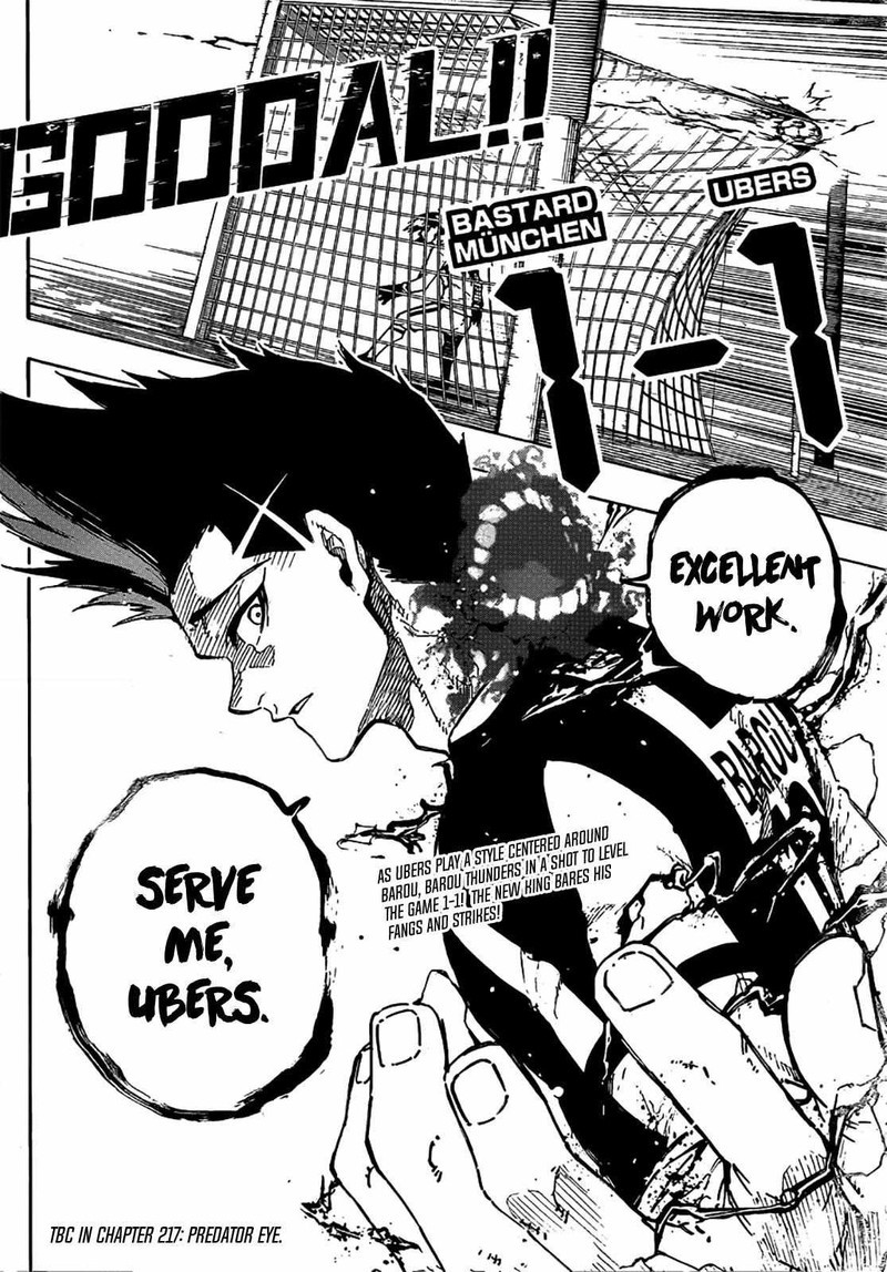 Blue Lock, Chapter 216