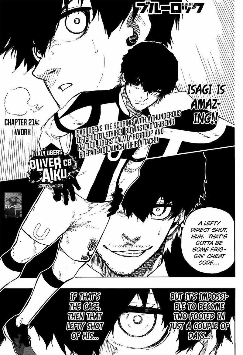 Blue Lock, Chapter 214