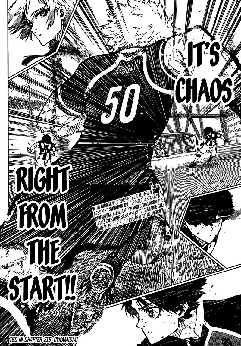 Blue Lock, Chapter 218