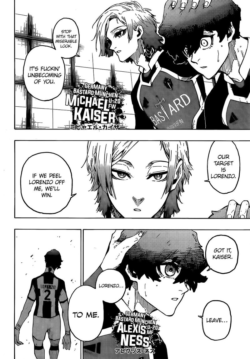 Blue Lock, Chapter 217