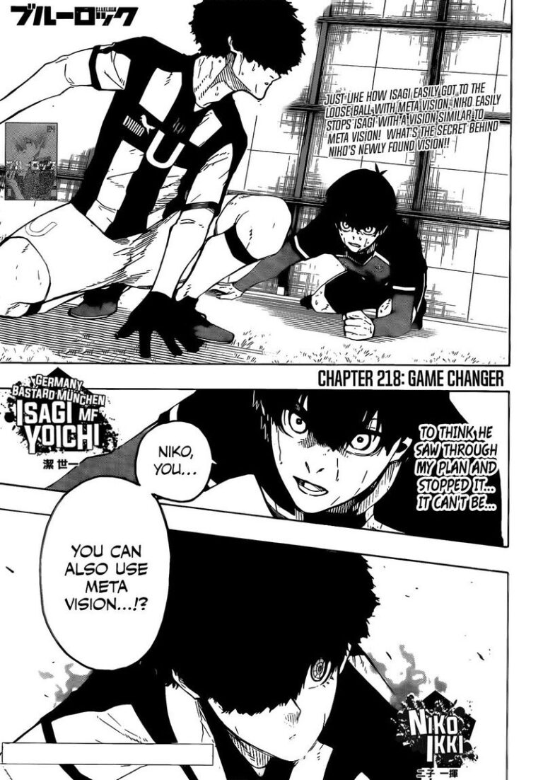 Blue Lock Manga Chapter 218