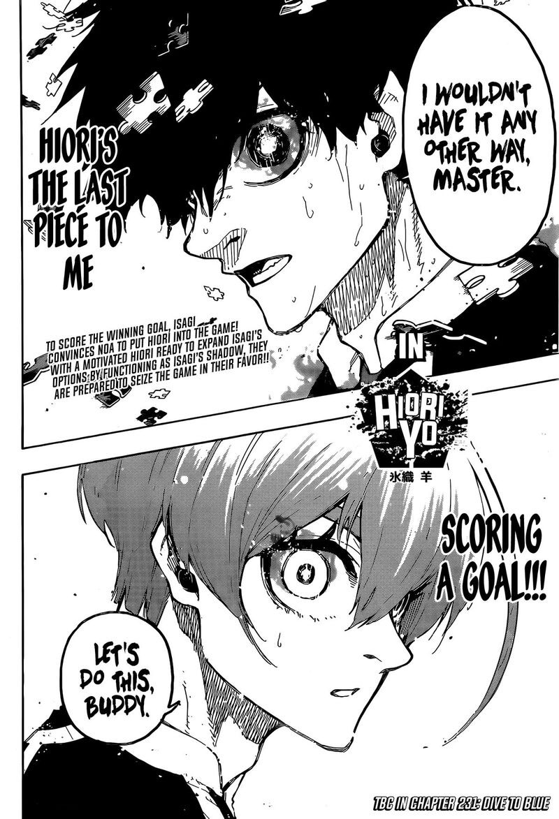 Blue Lock, Chapter 230