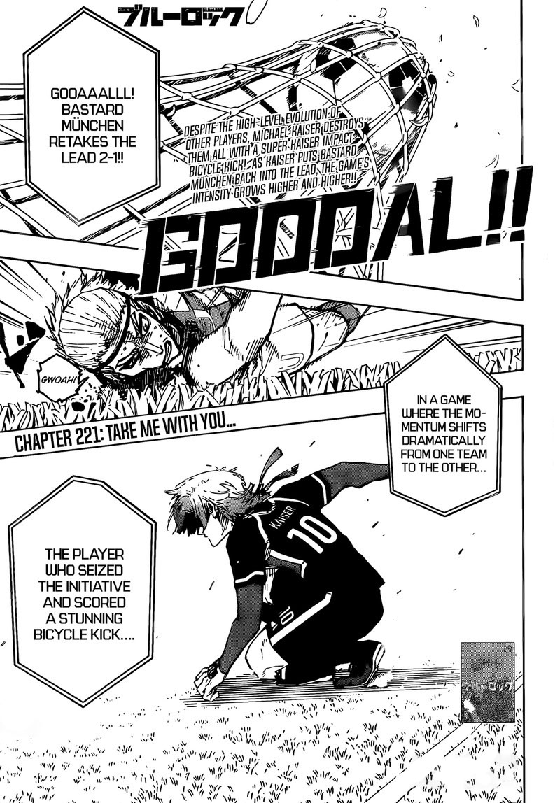Blue Lock, Chapter 221