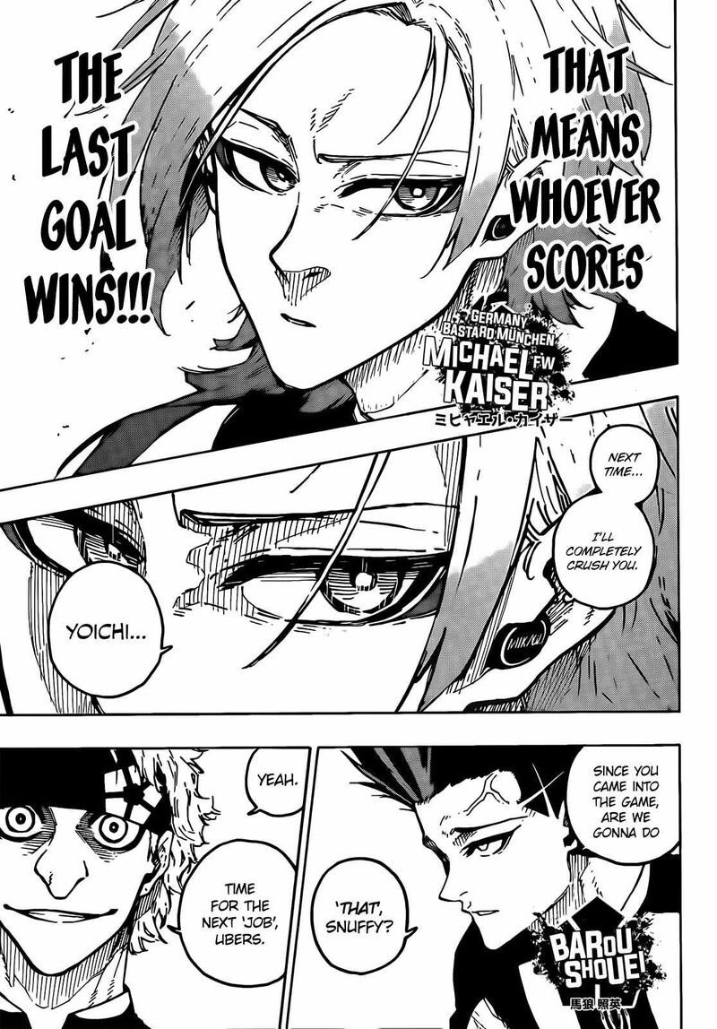 Blue Lock, Chapter 222